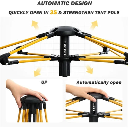 2-3 Persons Automatic Quick Opening Camping Tent