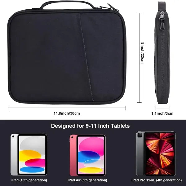 11 Inch Padded Tablet Sleeve Carrying Bag For Travel