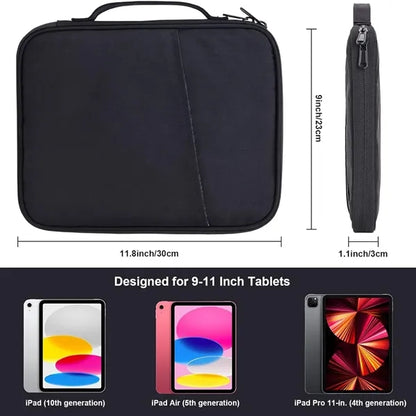 11 Inch Padded Tablet Sleeve Carrying Bag For Travel