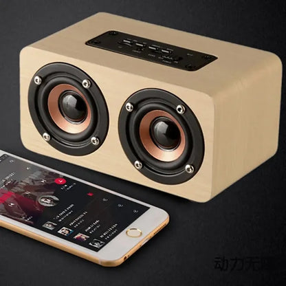 Wireless Bluetooth Speaker Wooden