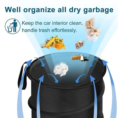 Collapsible Pop Up Car Trash Can