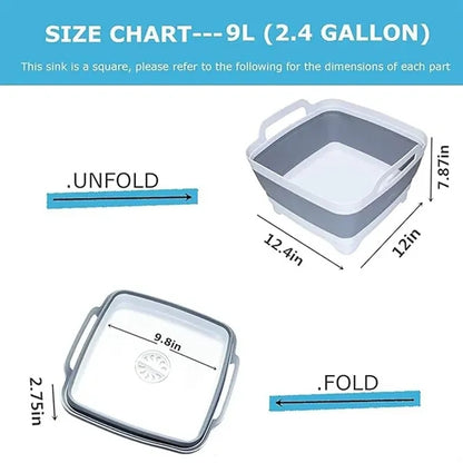 Collapsible Dish Basin