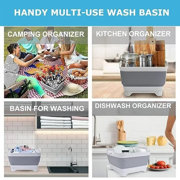 Collapsible Dish Basin