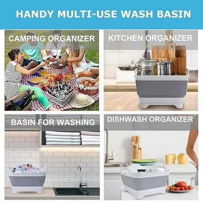 Collapsible Dish Basin