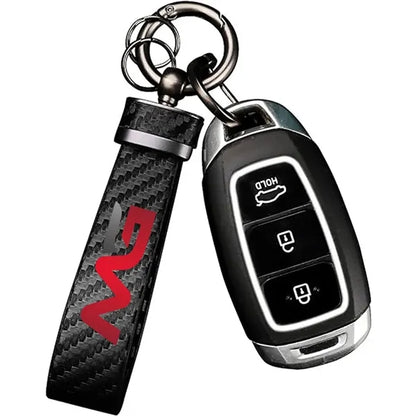Leather Car Keychain
