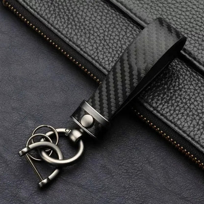 Leather Car Keychain