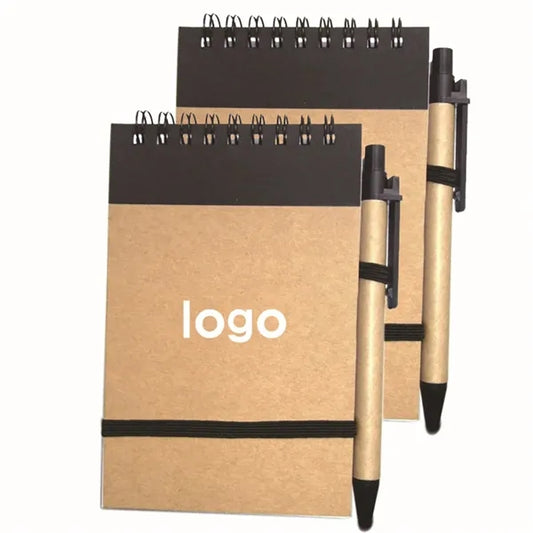 Recyclable Spiral Small Notebooks Pack