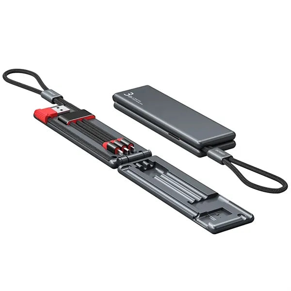 Retractable 3 In 1 Charging Cable