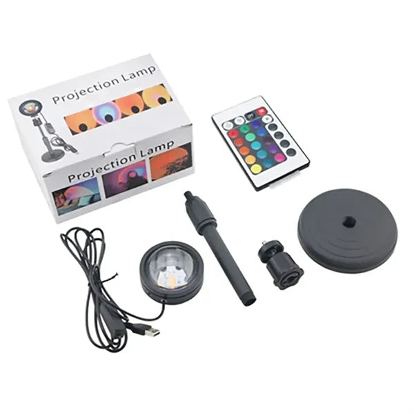 Sunset Lamp Projector Multicolor Changing