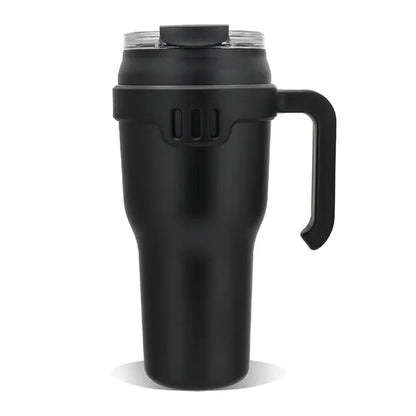40 oz. Stainless Vacuum Insulated Mug w/ Handle, Straw & Lid