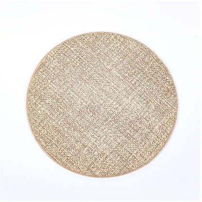 Vintage Style Round Leather Coasters