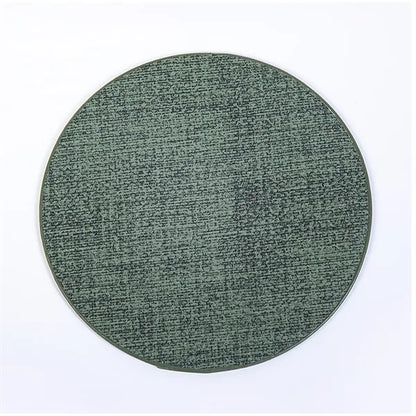 Vintage Style Round Leather Coasters