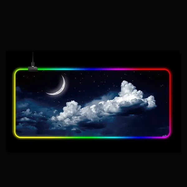 RGB Gaming Mouse Pad with 14 Color Modes