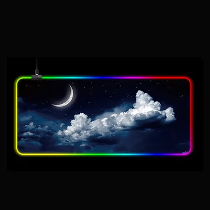 RGB Gaming Mouse Pad with 14 Color Modes