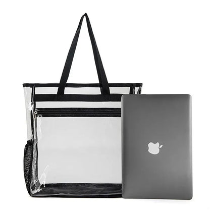 Clear PVC Tote Beach Bag