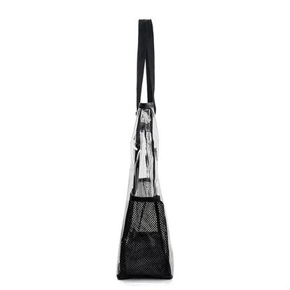 Clear PVC Tote Beach Bag