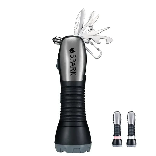 Multi-Function Emergency Flashlight Tool