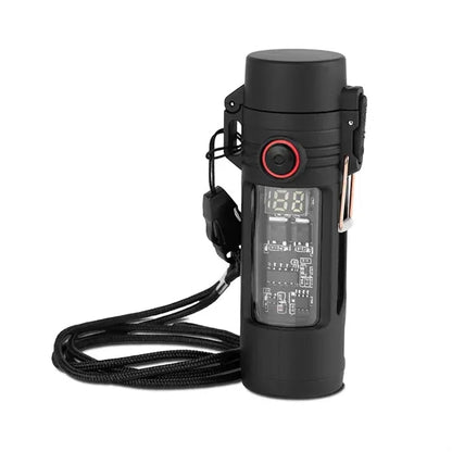 Luminix Oval Flashlight & Plasma Lighter