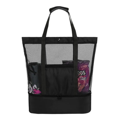 Lightweight Mesh Beach Cooler Bag