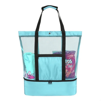 Lightweight Mesh Beach Cooler Bag