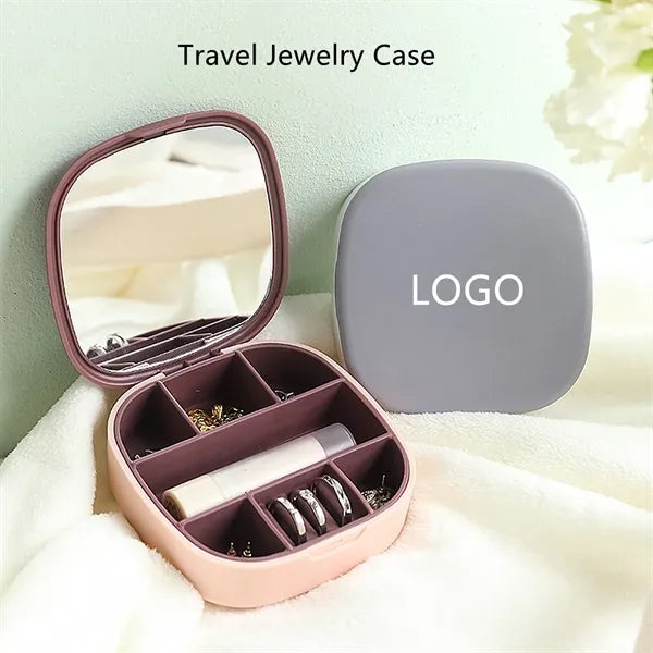 Travel Jewelry Case with mirror