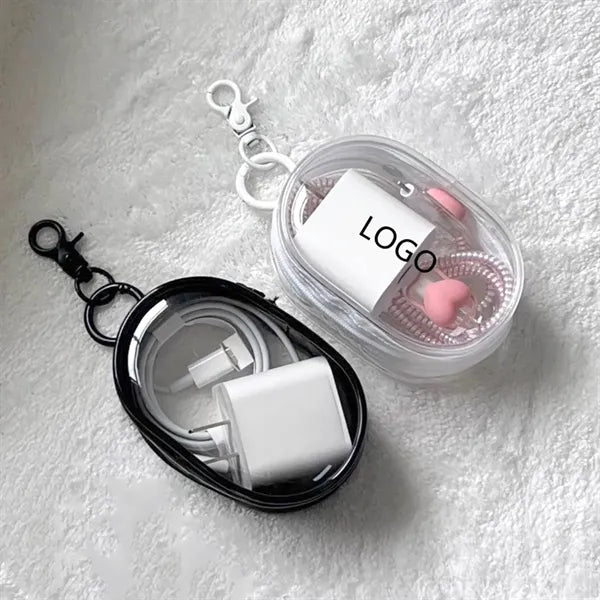 Transprent cable organizer bag