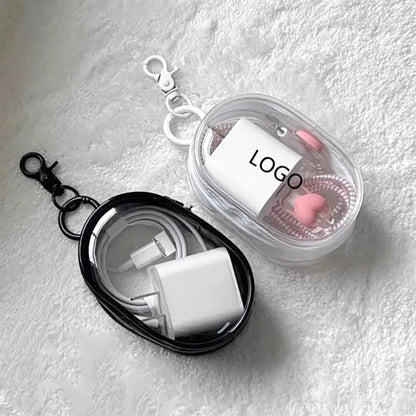 Transprent cable organizer bag