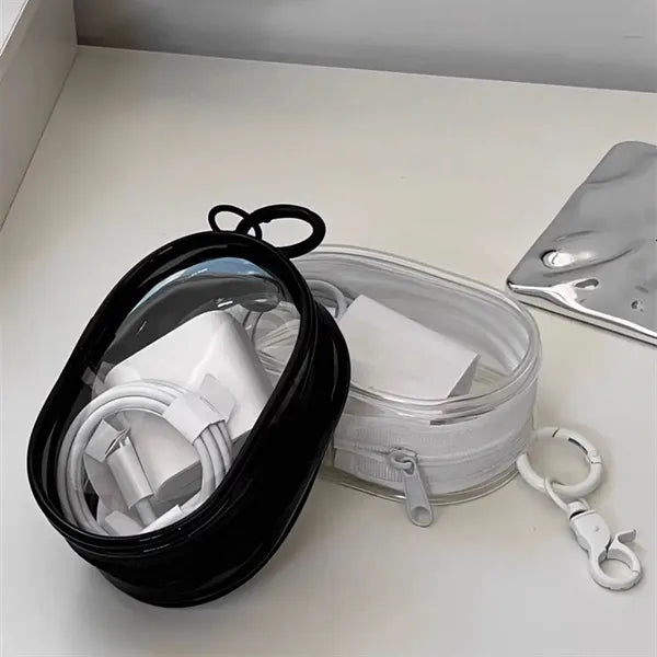 Transprent cable organizer bag