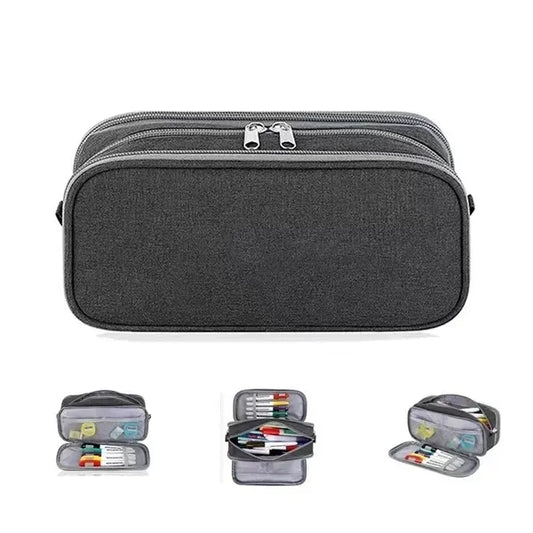Large Capacity Pencil Case With 3 Frames