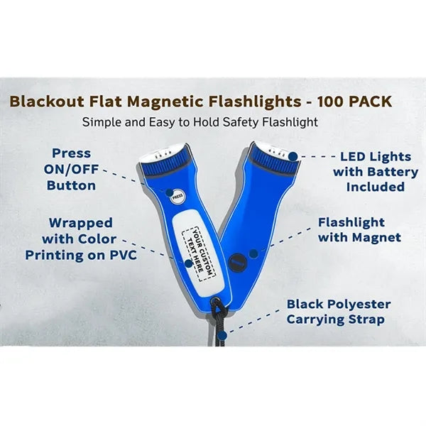 Magnet PVC flashlight