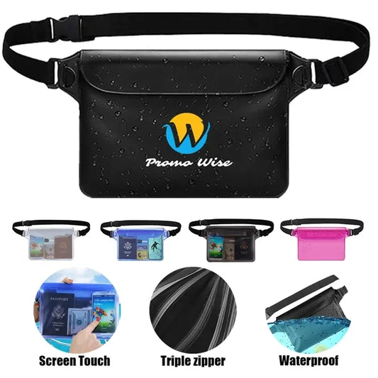 Outdoor waterproof waist phone bag