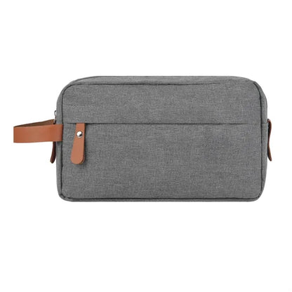 Heathered Travel Toiletry Bag ( 10'' x 4'' x 6'' )