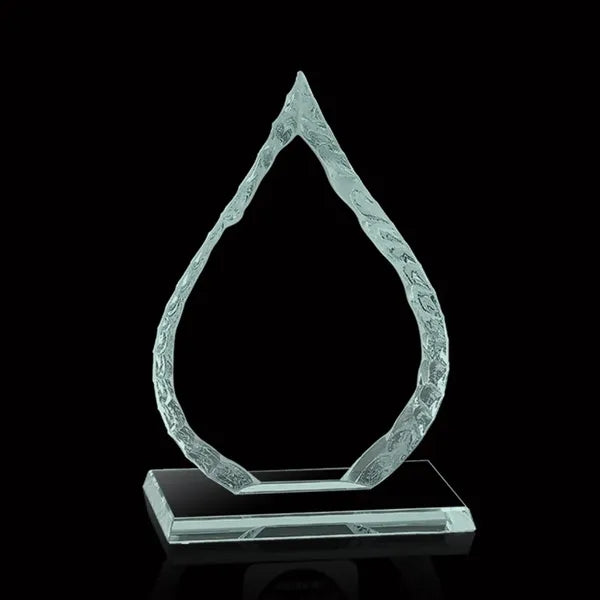 Iceberg Oil Drop Award on Base - Jade