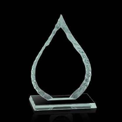 Iceberg Oil Drop Award on Base - Jade