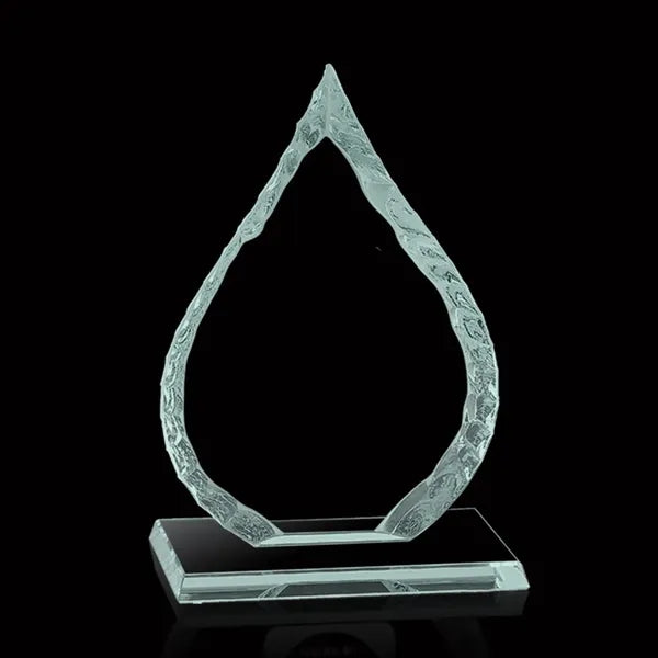 Iceberg Oil Drop Award on Base - Jade