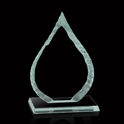 Iceberg Oil Drop Award on Base - Jade