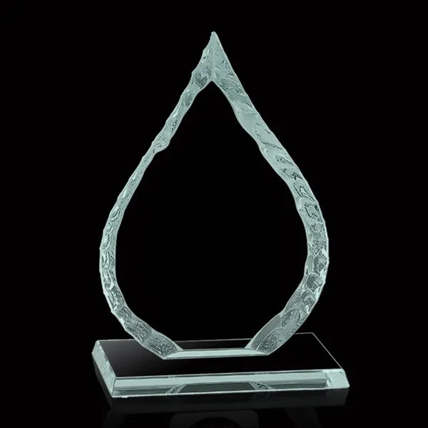 Iceberg Oil Drop Award on Base - Jade