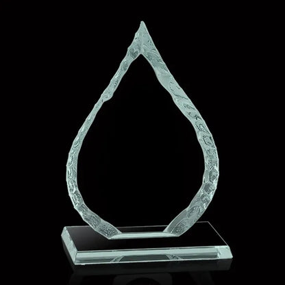 Iceberg Oil Drop Award on Base - Jade