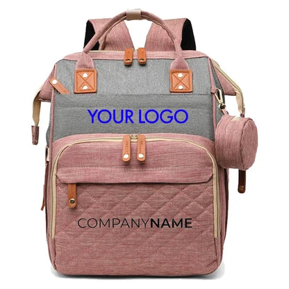 Mommy Feeding Bottle Backpack Diaper Bag with Charging Port