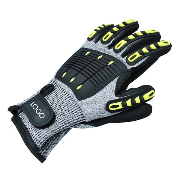 Safety Tpr Protective Anti Vibration Impact Working Gloves