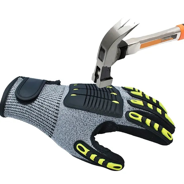 Safety Tpr Protective Anti Vibration Impact Working Gloves