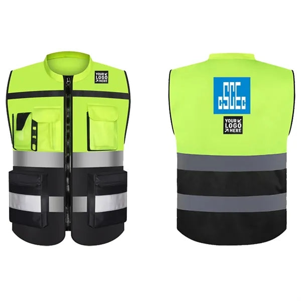 Multi Pockets Reflective Safety Vest