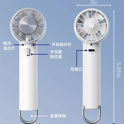 Double Airflow Handheld Fan