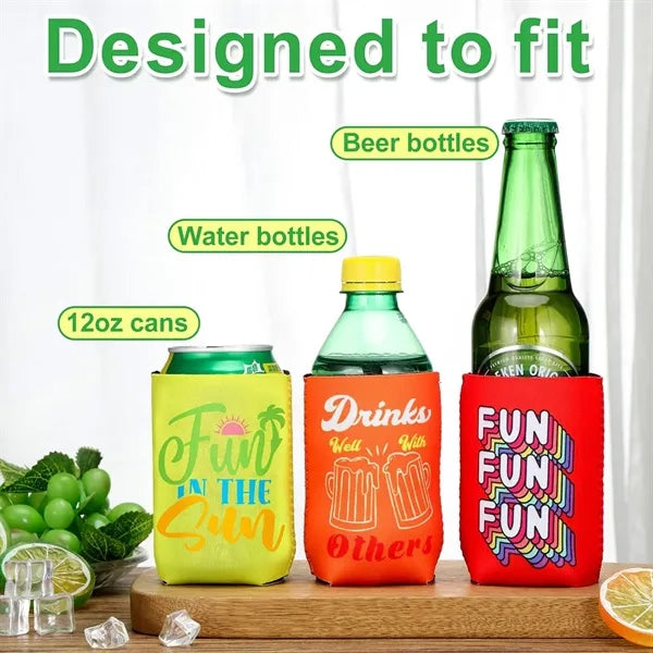 Soft Insulated Beer Can Cooler Sleeves