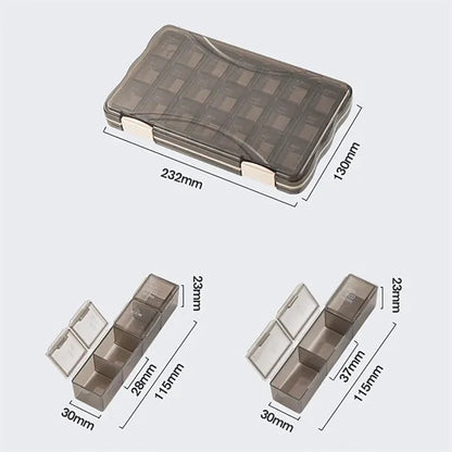 Travel Medicine Pill Organizer 28 Days
