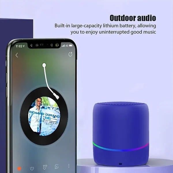Portable Bluetooth Mini Wireless Speaker with Light LED
