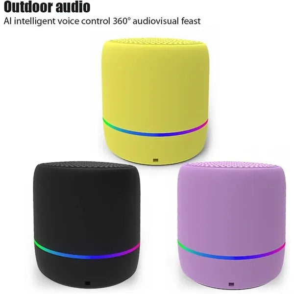 Portable Bluetooth Mini Wireless Speaker with Light LED