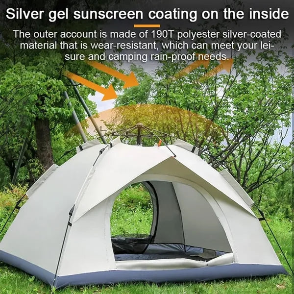 3 and 4 Person Waterproof Windproof Lightweight Camping Tent