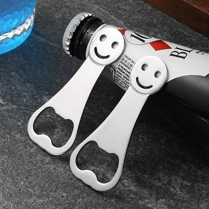 Stainless Steel Smiley Bottle Opener