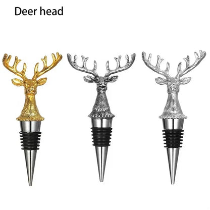 Alloy Animal Head Wine Stopper